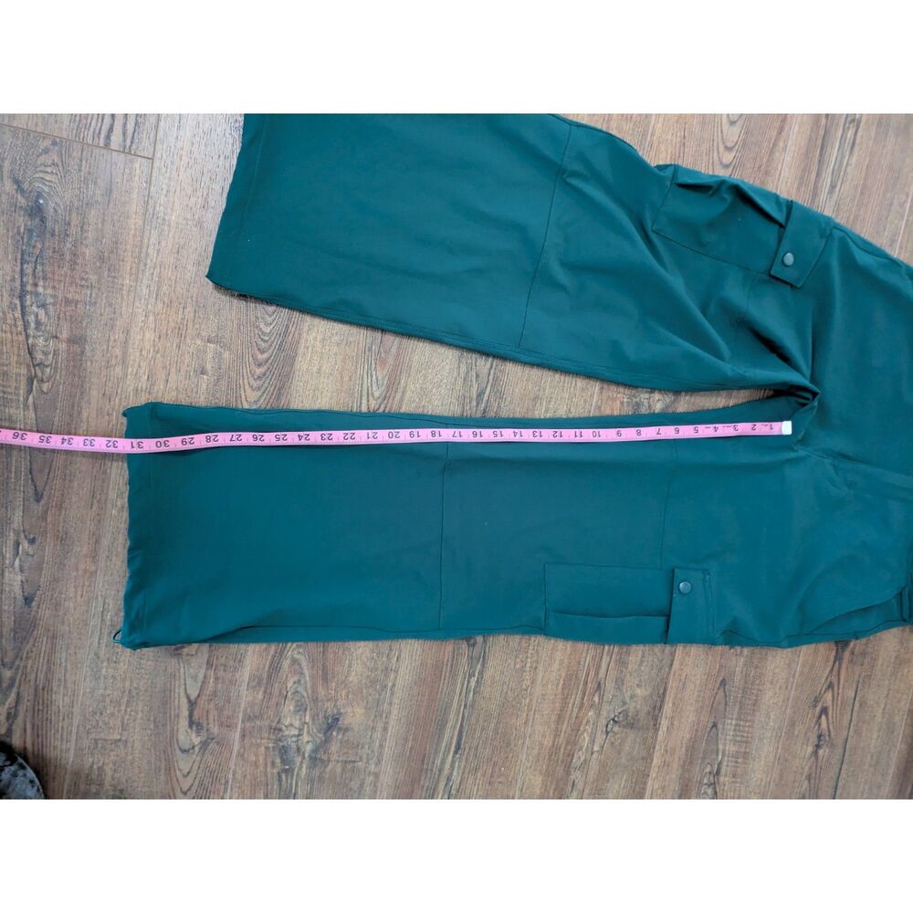 Outdoor Voices RecTrek Cargo Pant L Green Hiking Trail Techwear Gorpcore Cinch - Picture 5 of 11